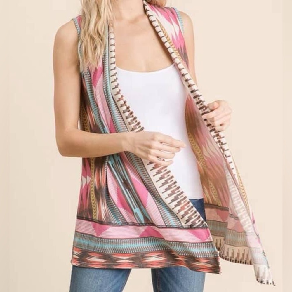 Lovely Melody Aztec style kimono